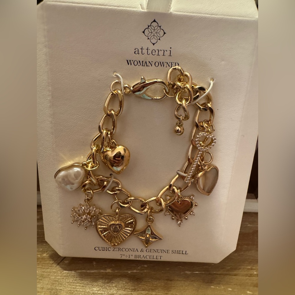 Atterri Gold Charm Bracelet